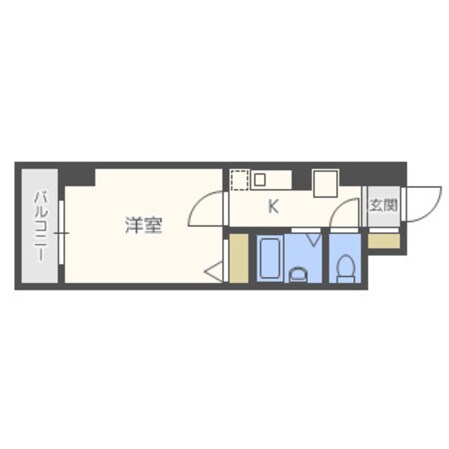 ラナップスクエア南森町の物件間取画像